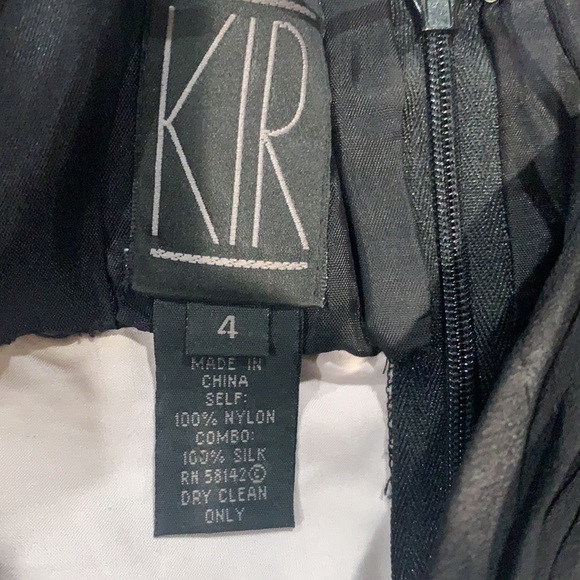 Kir Size 4, Black with lace and sequence - Picture 5 of 6